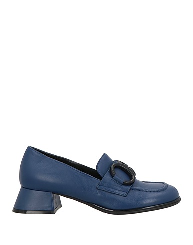 BRUGLIA Loafers Blue Leather