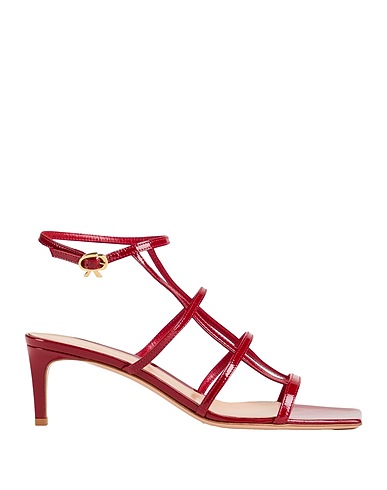 GIANVITO ROSSI Sandals Red Leather