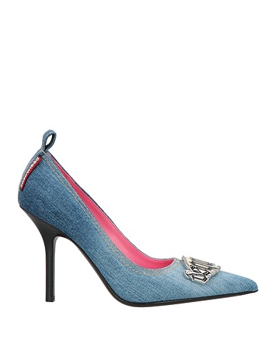 DSQUARED2 Pump Blue Textile fibers