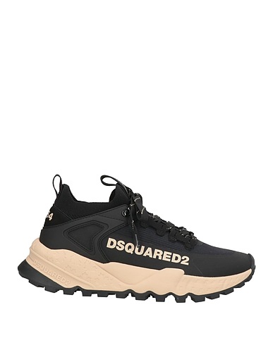 DSQUARED2 Sneakers Black Textile fibres, Leather