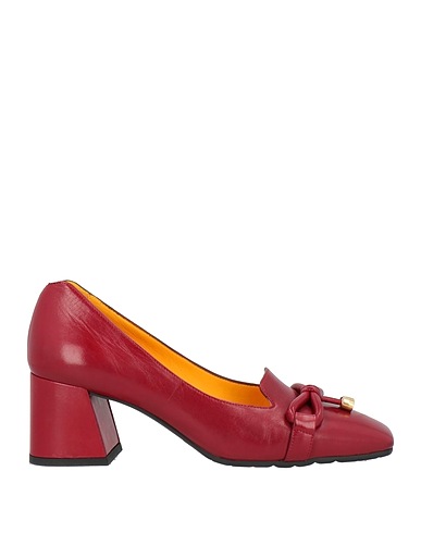 MARA BINI Loafers Burgundy Leather