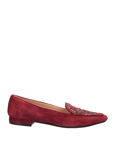 MALÌPARMI Loafers Burgundy Textile fibers
