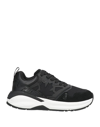 DSQUARED2 Sneakers DASH Nero Pelle di vitello, Poliuretano termoplastico, Fibre tessili