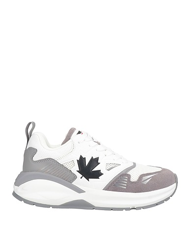 DSQUARED2 Sneakers DASH Grey Calfskin, Textile fibres