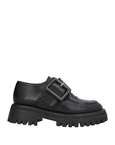 HALMANERA Loafers Black Leather