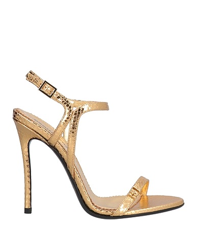 DSQUARED2 Sandals Gold Calfskin