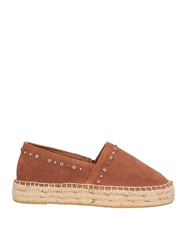 COLORS OF CALIFORNIA Espadrilles Chocolate brown Leather