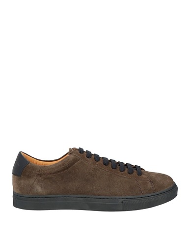 JOHN SPENCER Sneakers Verde militare Pelle