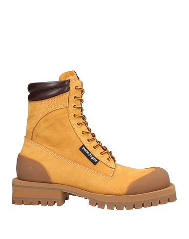 PALM ANGELS Ankle boot Camel Leather, Rubber