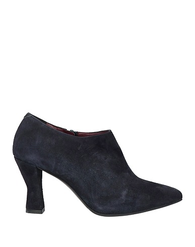 L'AMOUR by ALBANO Ankle boot Navy blue Leather