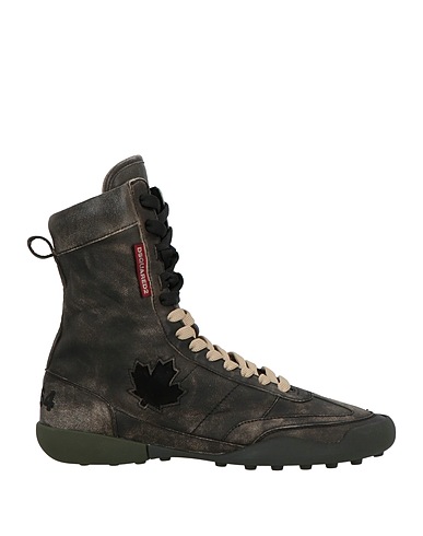 DSQUARED2 Sneakers Charcoal Calfskin