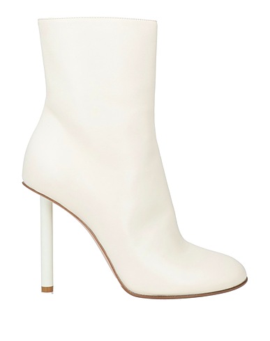LE SILLA Ankle boot Ivory Leather