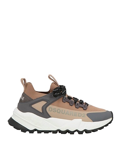 DSQUARED2 Sneakers Sand Textile fibres, Leather