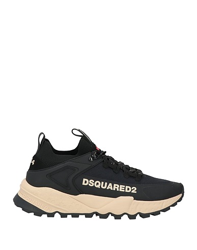 DSQUARED2 Sneakers Black Textile fibres, Leather