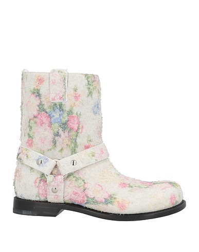 LOEWE Ankle boot Off white Leather