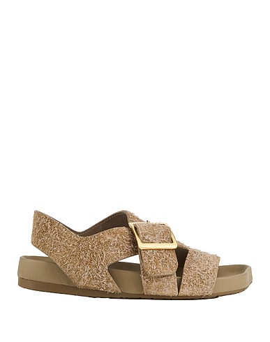 LOEWE Sandals Khaki Leather