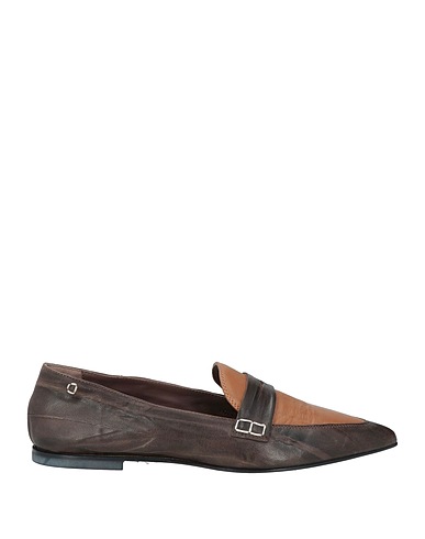 COLLECTION PRIVĒE? Loafers Dark brown Leather