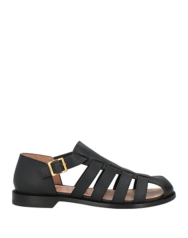 LOEWE Sandals Black Leather