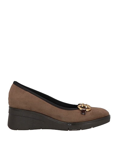 CINZIA SOFT Pump Dark brown Textile fibers