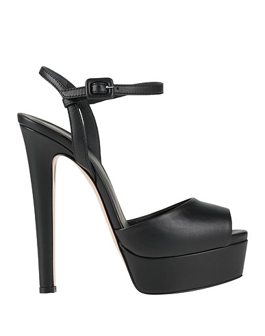 LE SILLA Sandals Black Leather