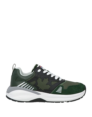 DSQUARED2 Sneakers DASH Σκούρο πράσινο Δέρμα μοσχαριού