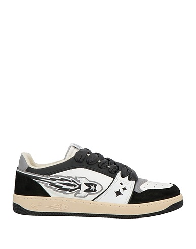 ENTERPRISE JAPAN Sneakers Black Calfskin, Textile fibres
