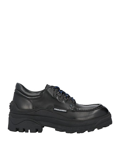 DSQUARED2 Laced shoes Black Calfskin