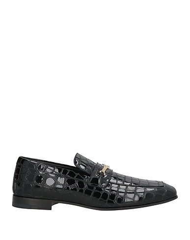 CHRISTIAN LOUBOUTIN Loafers Black Calfskin