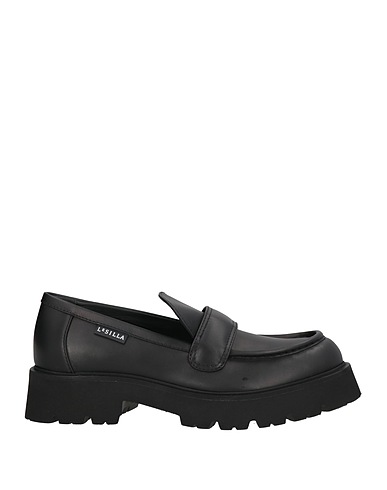 LE SILLA Loafers Black Leather