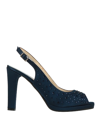 CINZIA SOFT Sandals Midnight blue Textile fibers