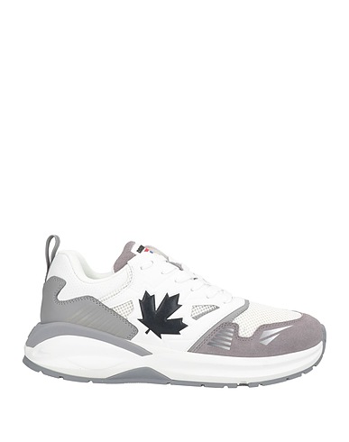 DSQUARED2 Sneakers DASH Grey Calfskin, Textile fibres