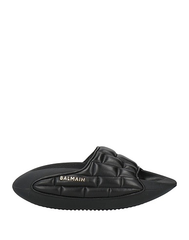 BALMAIN Sandals Black Lambskin