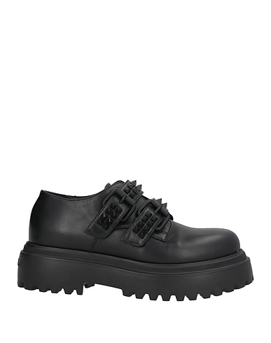 LE SILLA Loafers Black Leather