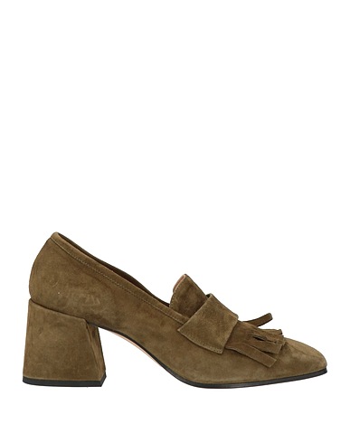 POMME D'OR Loafers Military green Leather