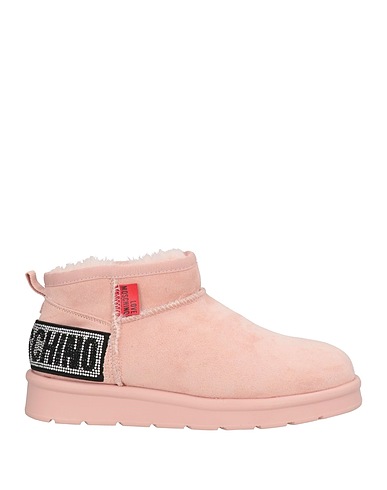 LOVE MOSCHINO Ankle boot Pink Textile fibres