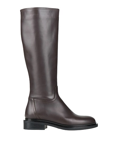 GLAM SHOES Boots Dark brown Leather