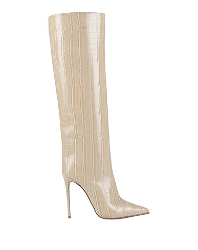 LE SILLA Boots Beige Leather