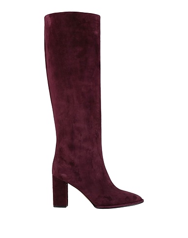 LE SILLA Boots Plum Leather