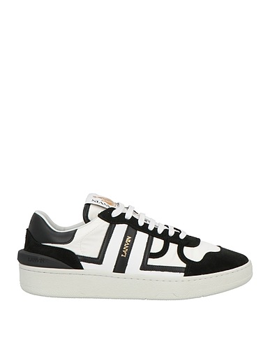 LANVIN Sneakers Nero 54% Pelle di vitello, 46% Poliestere