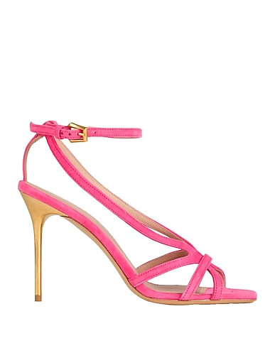 BALMAIN Sandals Fuchsia Goat skin