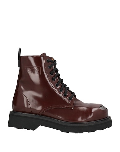 KENZO Ankle boot Chocolate brown Leather