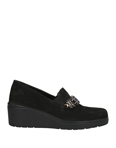 MELLUSO WALK Loafers Black Leather