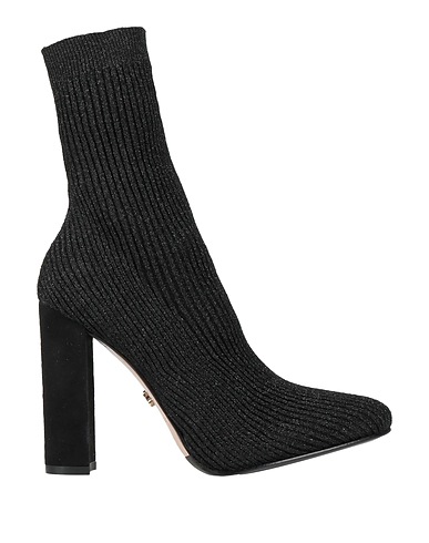 LE SILLA Ankle boot Black Textile fibers