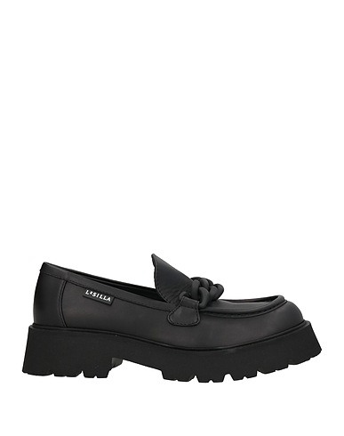 LE SILLA Loafers Black Leather
