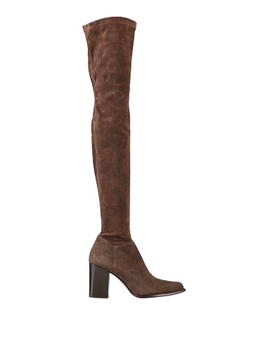 LE SILLA Boots Khaki Leather