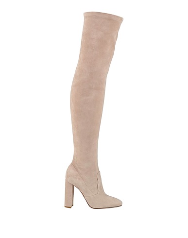 LE SILLA Boots Beige Leather