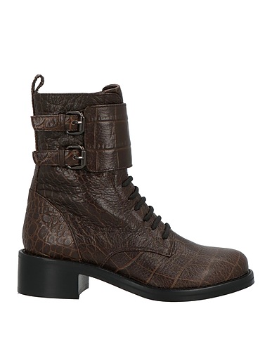 LE SILLA Ankle boot Dark brown Leather