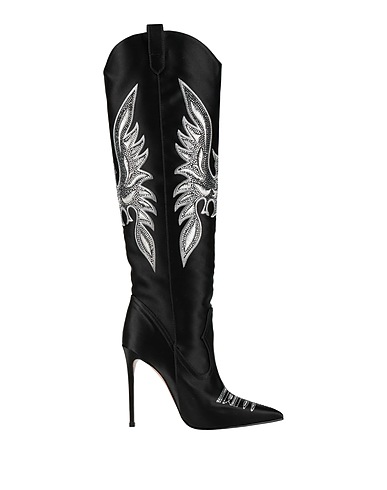 LE SILLA Boots Black Textile fibers