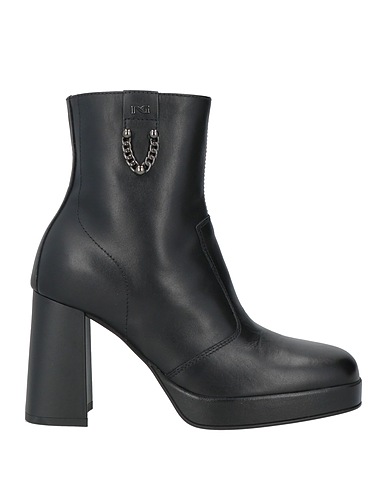 NERO GIARDINI Ankle boot Black Leather