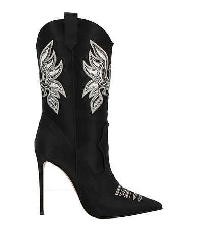 LE SILLA Ankle boot Black Textile fibers
